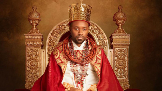 Photo of the Olu of Warri, Ogiame Atuwatse III